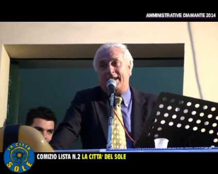 Comizio Lista La Città del Sole ed intervista alla candidata ORNELLA PERRONE