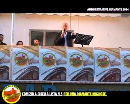Comizio a Cirella lista per una Diamante migliore