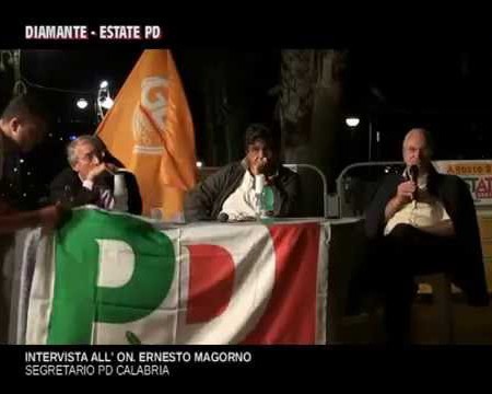 Intervista al Segretario PD Calabria – On. ERNESTO MAGORNO