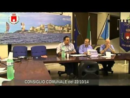 Consiglio Comunale Diamante 20-22/10/14 – Adozione PSC