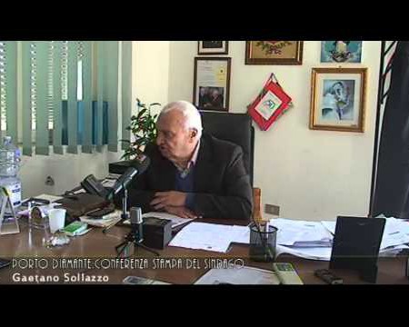 Porto di Diamante: Conferenza stampa del Sindaco GAETANO SOLLAZZO