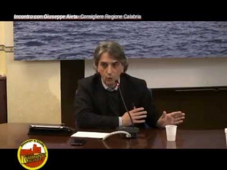 Incontro istituzionale con il consigliere regionale GIUSEPPE AIETA