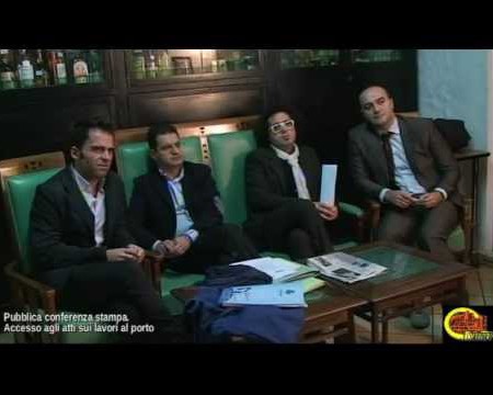 Conferenza stampa lavori del porto: interviene On. MIMMO TALARICO
