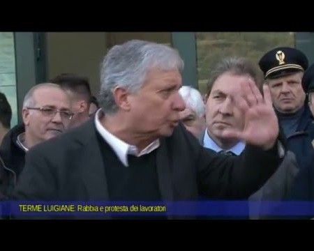 Terme Luigiane la protesta dei lavoratori -immagini e interviste