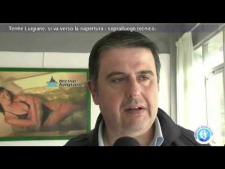 Riapertura Terme Luigiane, sopralluogo tecnico- interviste lavoratori ed immagini