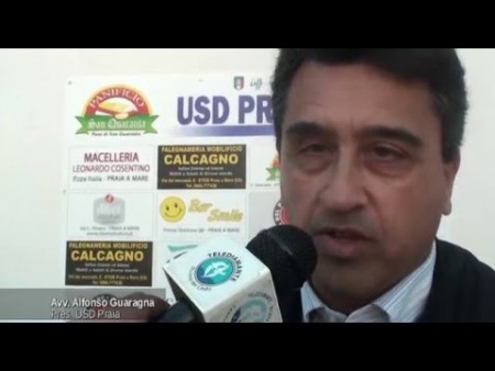 USD Praia – Frascineto 4-2 Immagini e Intervista al Pres. USD Praia, Avv. Alfonso Guaragna