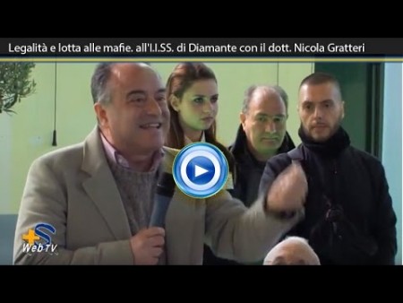 Diamante: Il Procuratore Nicola Gratteri incontra gli alunni dell’IISS