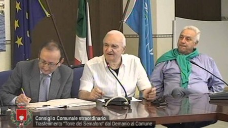 Diamante: Consiglio comunale straordinario trasferimento “Torre del Semaforo” dal Demanio al Comune 21/04/16
