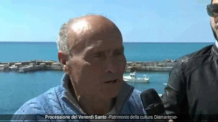 Diamante:interviste Processione Venerdi Santo 2016