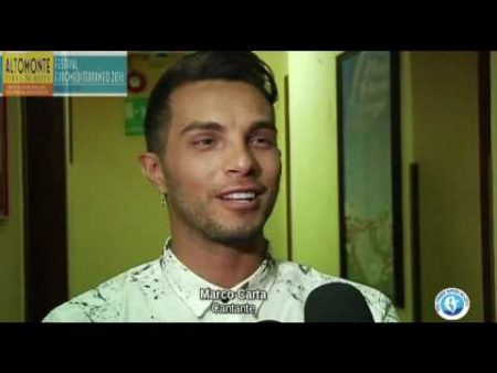 Altomonte: Concerto di Marco Carta- Interviste -immagini