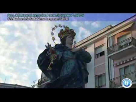 Diamante: Festa della Vergine Immacolata -Celebrazione Santa Messa 12/8/16