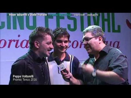 Diamante: Spettacolo di Peppe Voltarelli e Otello Profazio- premio Tenco 2016- interviste -immagini