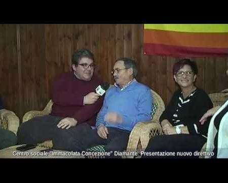 Diamante: Presentazione nuovo direttivo Circolo Pensionati