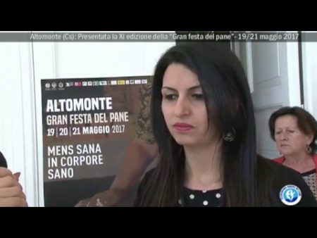 Altomonte: Presentata la XI edizione della “Gran festa del pane” -interviste