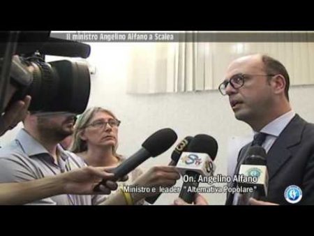Dichiarazioni del Ministro Alfano dopo visita a Scalea (CS)