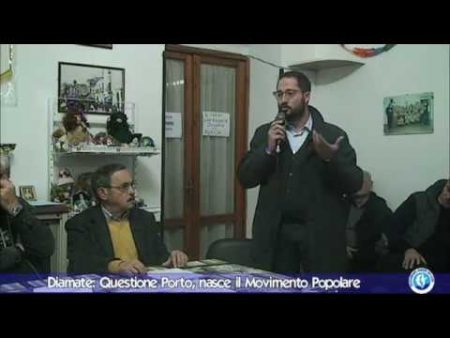 Questione porto di Diamante, nasce il Movimento Popolare.
