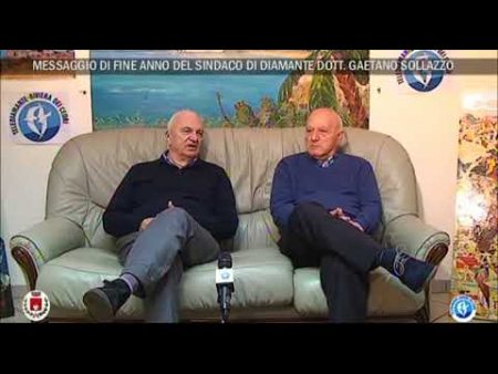 Messaggio di fine anno del sindaco di Diamante Gaetano Sollazzo