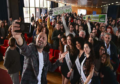 Successo all’Università della Calabria per Luca Abete e il #NonCiFermaNessuno tour