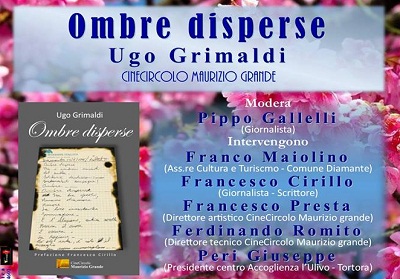 Diamante: Oggi la presentazione del libro di poesie inedite di Ugo Grimaldi