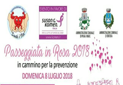 Domani la “Passeggiata in Rosa Tortora-Praia” in nome della prevenzione