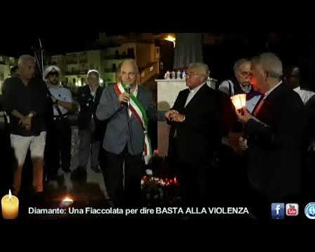 Diamante: Una fiaccolata per dire “BASTA ALLA VIOLENZA!”