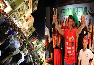 E’ un Peperoncino Festival dei record. Battuti ogni record di presenze e il record dei mangiatori di peperoncino