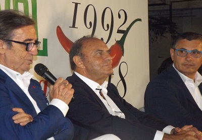 Diamante: Bruno Vespa, ospite al Peperoncino Festival, si è mostrato entusiasta della manifestazione