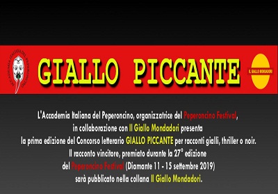 Al Peperoncino Festival 2019 un concorso nazionale di racconti gialli in collaborazione con “Giallo Mondadori”