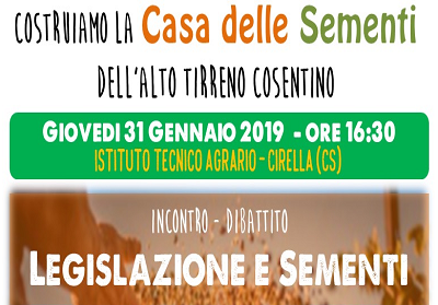 Diamante: Incontro per la costruzione della Casa delle Sementi dell’Alto Tirreno Cosentino