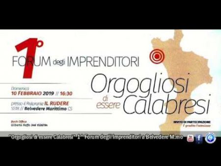 Incontro con…G.Raffo promotore di “Orgogliosi di essere Calabresi”- 1°Forum degli Imprenditori