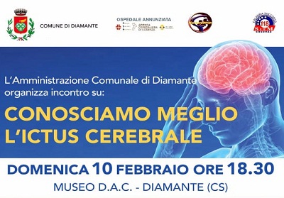 Diamante: Incontro a carattere divulgativo sul tema “Conosciamo Meglio l’Ictus Cerebrale”