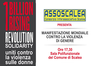 “One Billion Rising”, a Scalea la manifestazione mondiale contro la violenza sulle donne