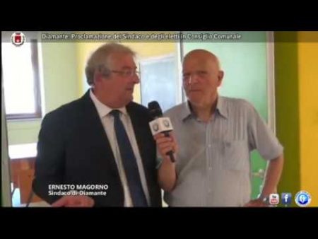 Intevista al Sindaco di Diamante Ernesto Magorno e Proclamazione degli eletti al Consiglio Comunale