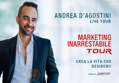 A Cosenza arriva il Marketing Inarrestabile Tour di Andrea D’Agostini, business e marketing strategist
