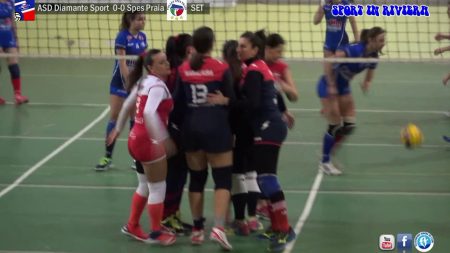 Pallavolo Femminile- Asd Diamante Sport- Spes Praia 0-3 -integrale