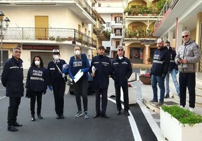 Diamante ringrazia la Polizia Locale per lo straordinario lavoro di questi giorni