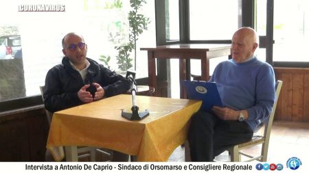 Coronavirus: Intervista ad Antonio De Caprio – Sindaco di Orsomarso e Consigliere regionale