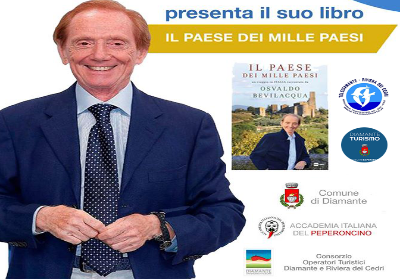 Diamante: Osvaldo Bevilacqua presenta il suo nuovo libro “Il Paese dei mille Paesi”