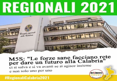 Regionali. M5S: “Aperti alle forze sane per dare un futuro alla Calabria”