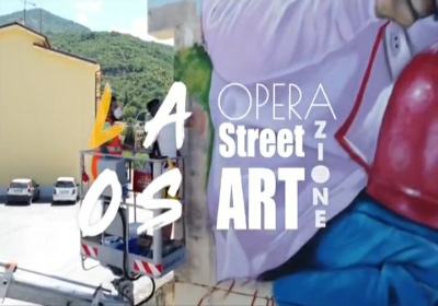 Operazione Street Art. OSA diventa LAOS e ridipinge Santa Maria del Cedro
