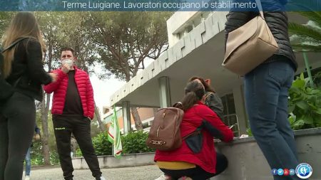 Terme Luigiane. I lavoratori occupano lo stabilimento – immagini-interviste