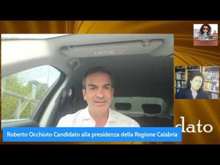 Intervista a Roberto Occhiuto candidato alla Presidenza della Regione Calabria