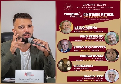 Diamante. Alfredo De Luca presenta il Tirreno Festival, la stagione di prosa del CineTeatro Vittoria