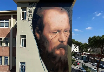 A Napoli un murale con Dostoevskij. Il writer Jorit dice No alla censura