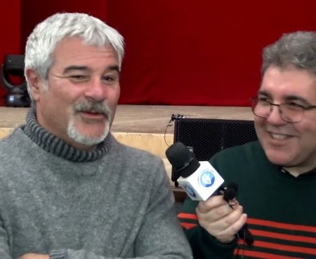 Diamante: Teatro. Immagini e intervista a Pino Insegno e Federico Perrotta