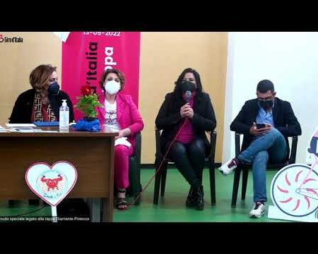 Presentazione annullo speciale dedicato alla tappa Diamante-Potenza