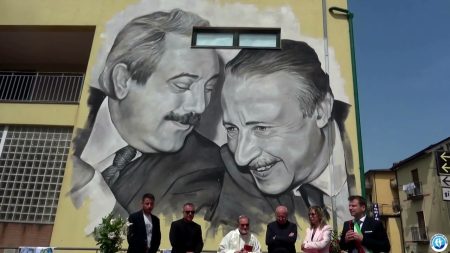 Vietri di Potenza: Inaugurazione Murale di A. Perrotta