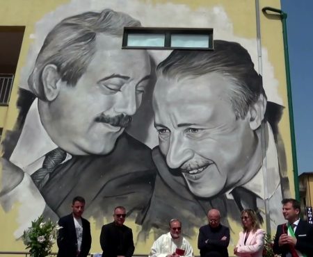 Vietri di Potenza: Inaugurazione Murale di A. Perrotta