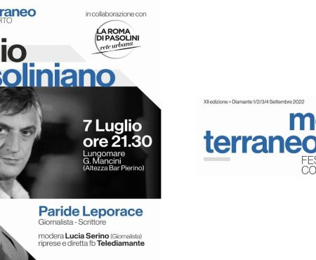 Diamante: Luglio Pasoliniano. Incontro con Paride Leporace