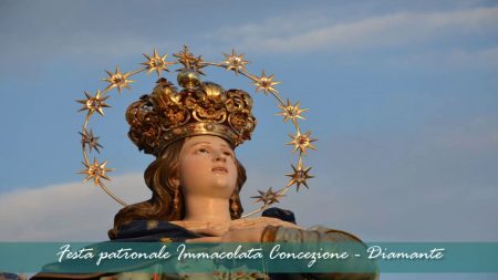 Diamante: Santa Messa in onore della Madonna Immacolata